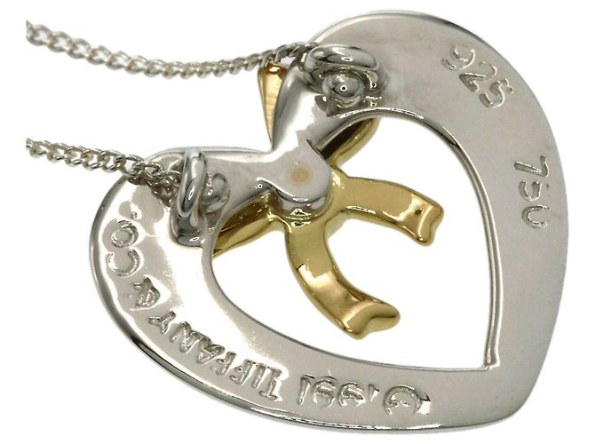 Autre Marque Tiffany & Co. Heart Ribbon Halskette - Ansicht 6