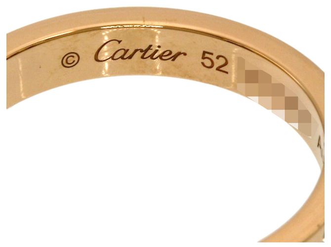Anello Cartier C con diamante 1P in oro rosa 18K - vista 5