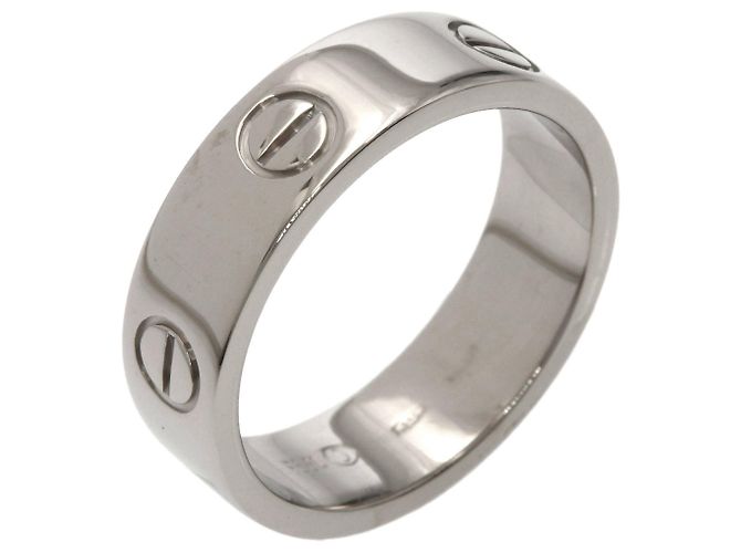 Anello Cartier Love in oro bianco 18K - vista 2