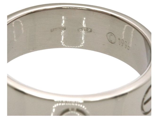Anello Cartier Love in oro bianco 18K - vista 5