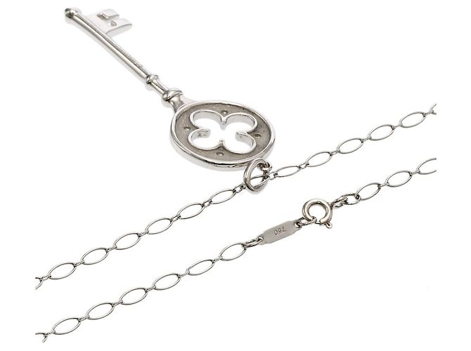 Autre Marque Tiffany & Co. Clover Key Diamantenhalskette - Ansicht 2