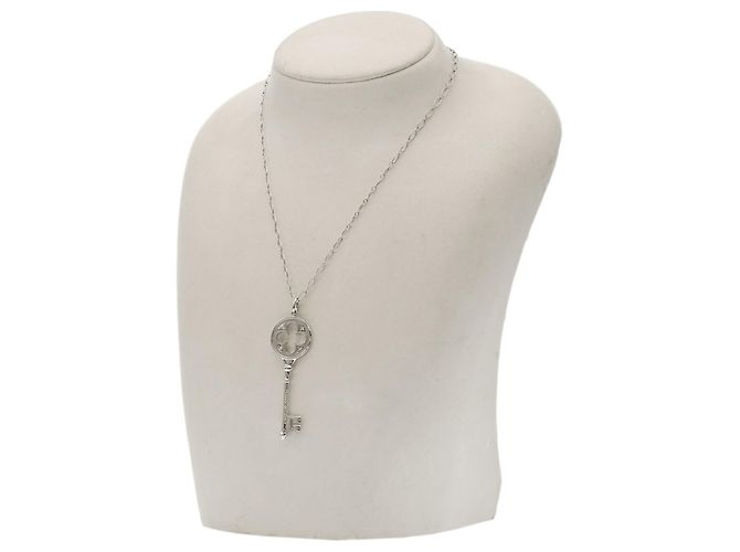 Autre Marque Tiffany & Co. Clover Key Diamantenhalskette - Ansicht 5