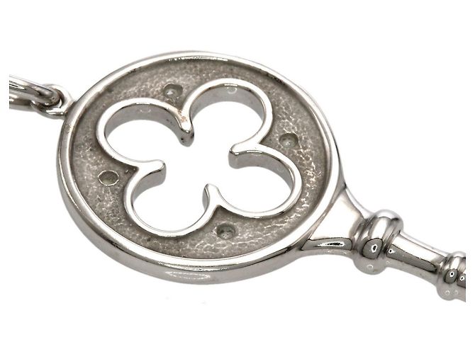 Autre Marque Tiffany & Co. Clover Key Diamantenhalskette - Ansicht 6
