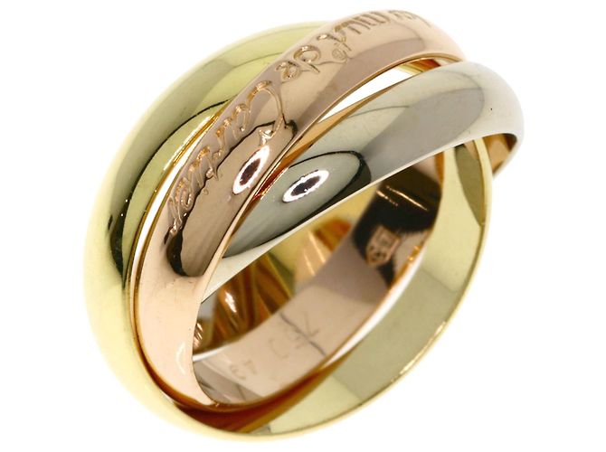 Cartier Trinity Ring aus 18K Rosa Weiß und Gelbgold - Ansicht 2