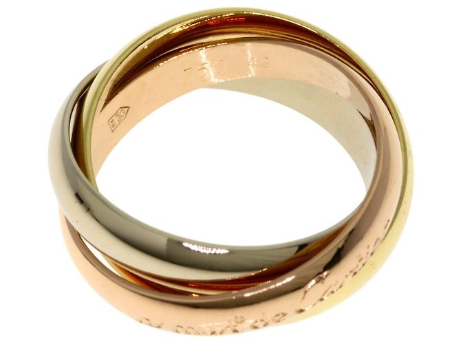 Cartier Trinity Ring aus 18K Rosa Weiß und Gelbgold - Ansicht 3