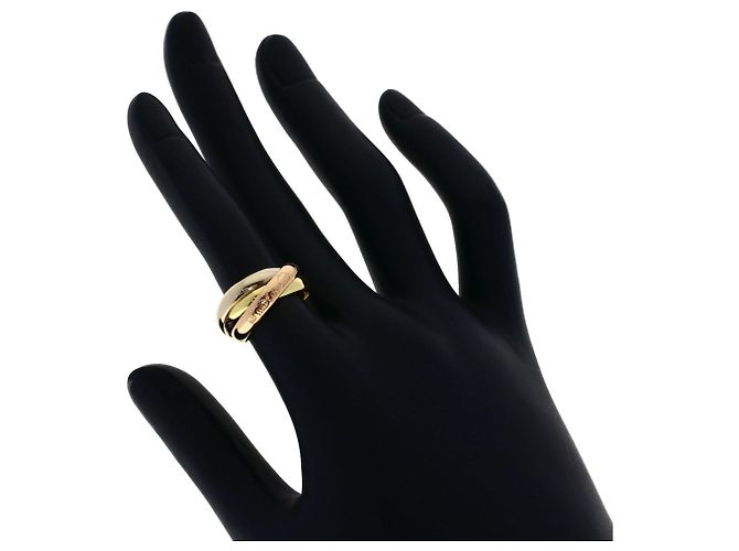 Cartier Trinity Ring aus 18K Rosa Weiß und Gelbgold - Ansicht 4