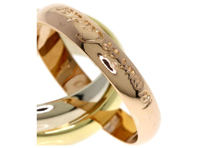 Cartier Trinity Ring aus 18K Rosa Weiß und Gelbgold - Ansicht 5
