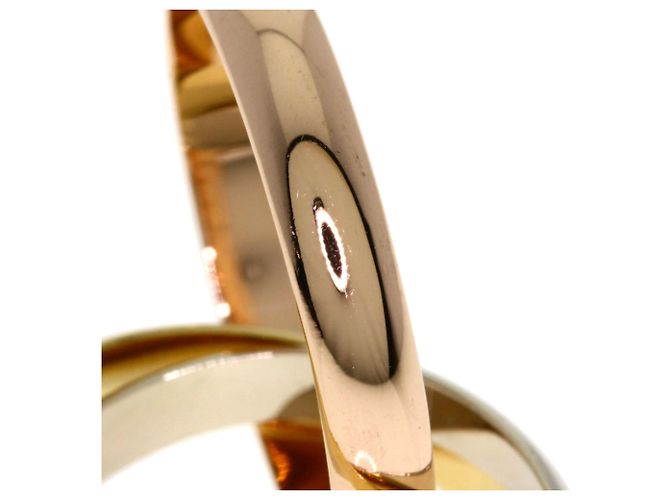 Anello Cartier Trinity in oro bianco oro giallo e oro rosa - vista 7