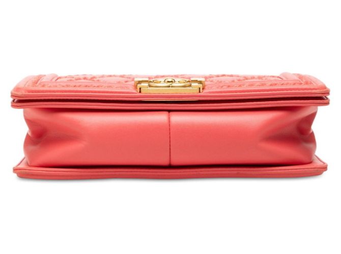 Chanel Coco Mark Boy 25 Schultertasche mit Kette Pink - Ansicht 3