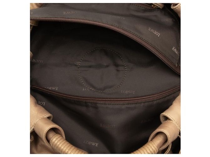 Bolso Loewe Anagram Nappa Aire Dorado - vista 4