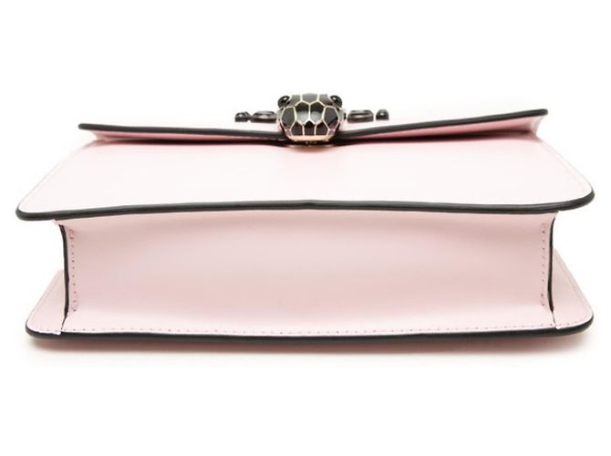 Bulgari Borsa a tracolla e spalla con catena BVLGARI Serpenti Forever Bijou Nero Rosa - vista 3