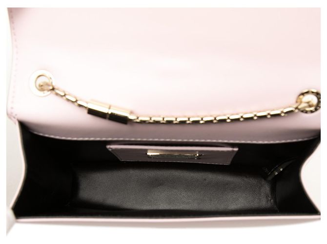 Bulgari Borsa a tracolla e spalla con catena BVLGARI Serpenti Forever Bijou Nero Rosa - vista 4