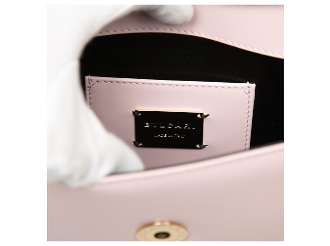 Bulgari Borsa a tracolla e spalla con catena BVLGARI Serpenti Forever Bijou Nero Rosa - vista 5