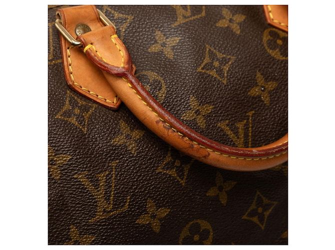 Bolso Louis Vuitton Monogram Speedy 40 Castaño - vista 8