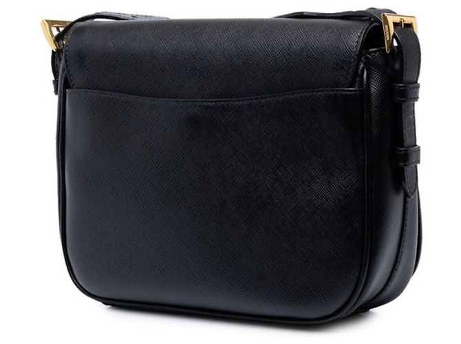 Prada Saffiano Crossbody-Tasche Schwarz - Ansicht 2