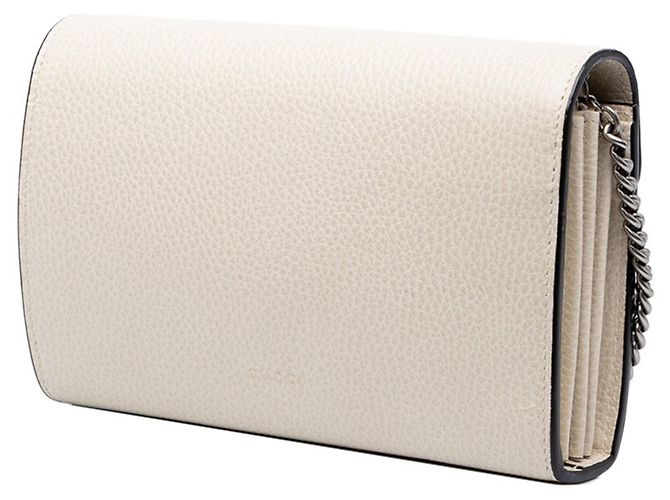 Borsa a tracolla con catena Gucci Dionysus Bianco - vista 2