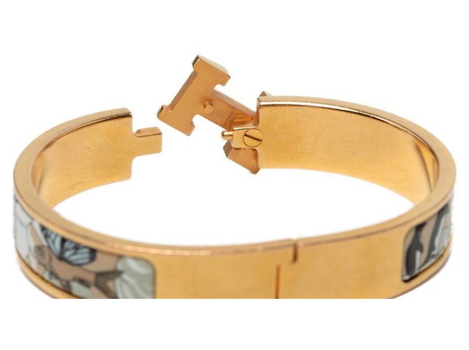 Hermès Hermes Click H PM Charm Armband Mehrfarben Golden - Ansicht 4