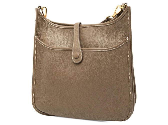 Hermès Bolso bandolera Hermes Evelyne 3 PM Gris pardo - vista 2