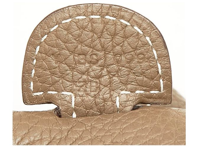 Hermès Bolso bandolera Hermes Evelyne 3 PM Gris pardo - vista 6