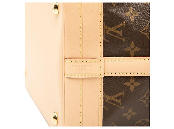Saco Tote Louis Vuitton Monogram Noe Marrom Bege - vista 5