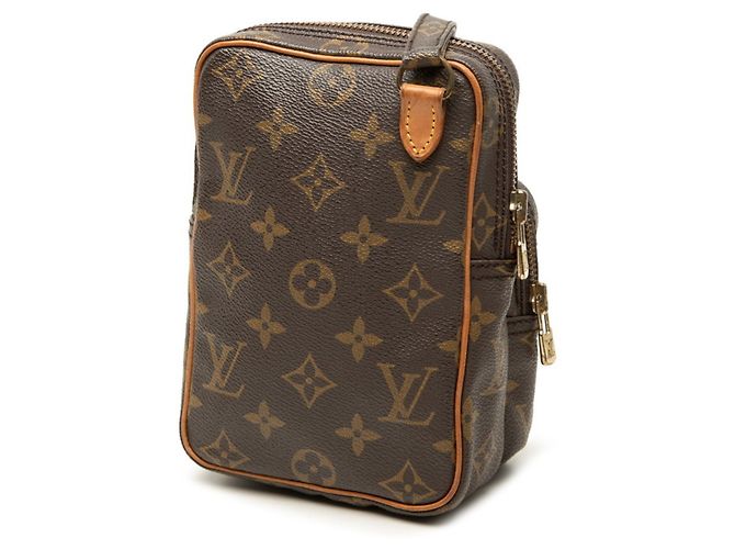 Borsa a tracolla Louis Vuitton Monogram Mini Amazon Marrone - vista 2