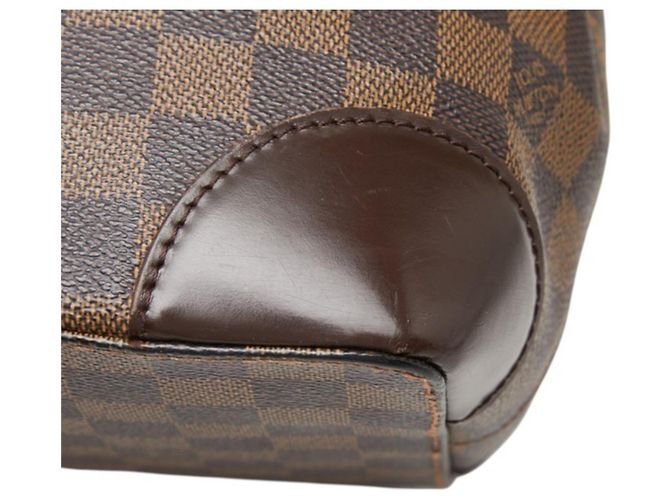 Saco Tote Louis Vuitton Damier Hampstead PM Marrom Damier ebene - vista 4