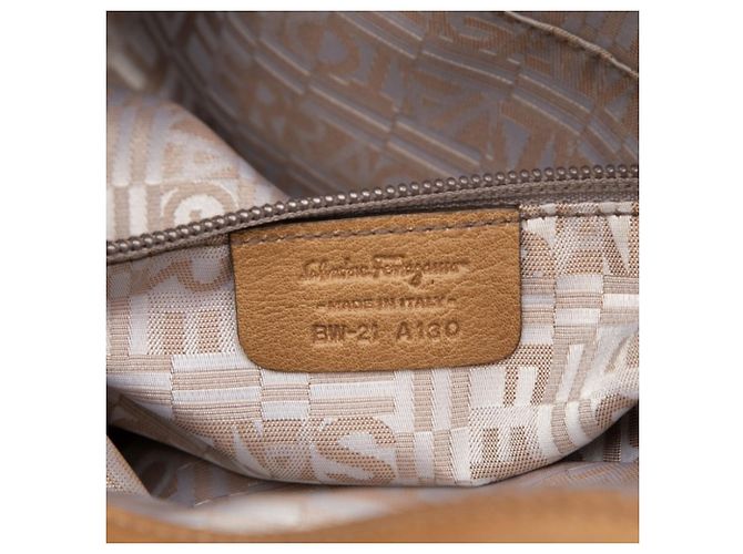 Salvatore Ferragamo Gancini Handtasche Braun - Ansicht 5