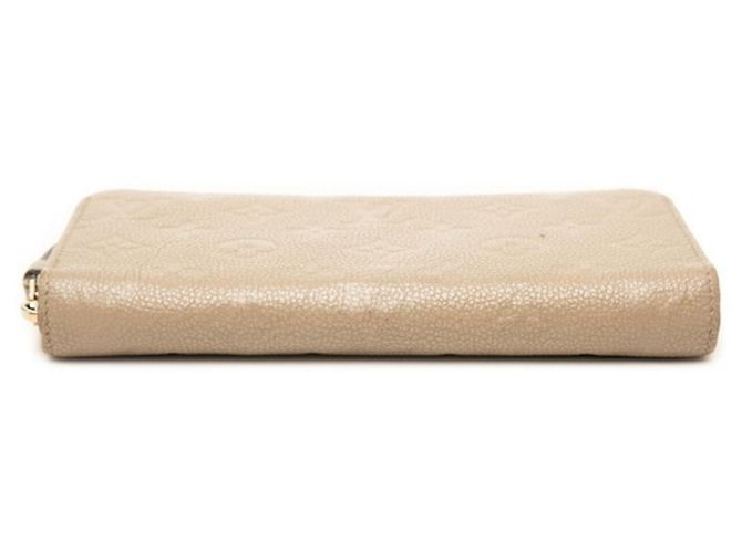 Portafoglio Zippy Louis Vuitton Monogram Empreinte Beige - vista 3