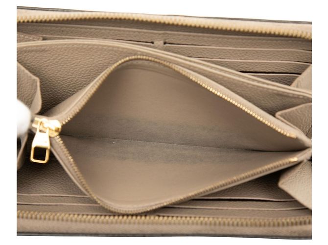 Portafoglio Zippy Louis Vuitton Monogram Empreinte Beige - vista 4