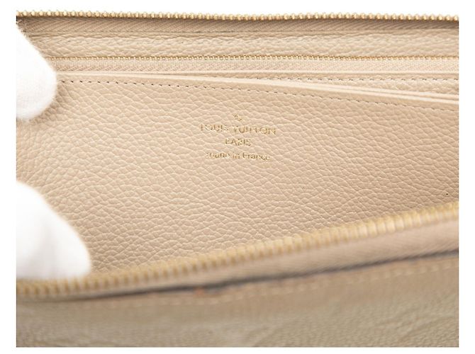 Portafoglio Zippy Louis Vuitton Monogram Empreinte Beige - vista 5