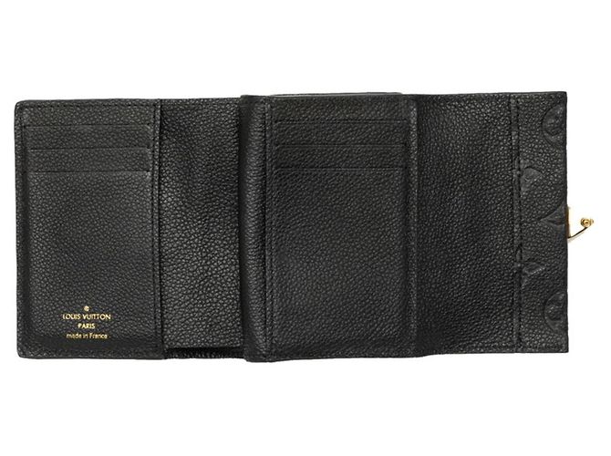 Louis Vuitton Monogram Empreinte Portefeuille Métis Compact Tri-fold Wallet Preto - vista 4