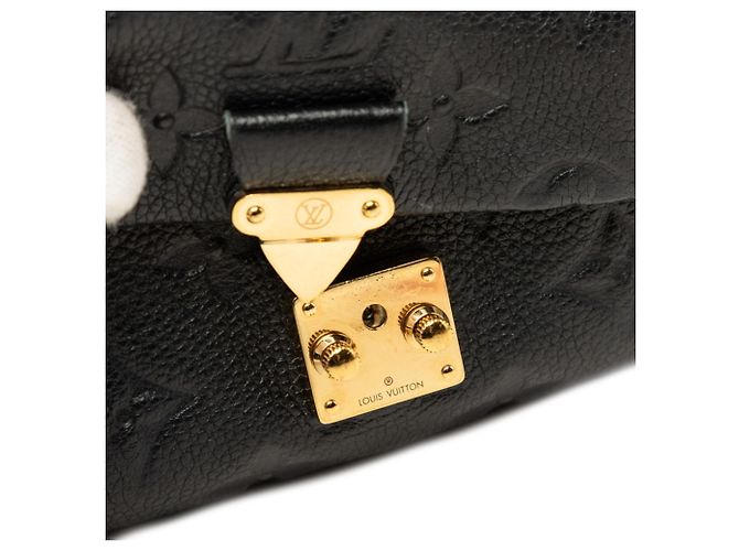 Louis Vuitton Monogram Empreinte Portefeuille Métis Compact Tri-fold Wallet Preto - vista 7