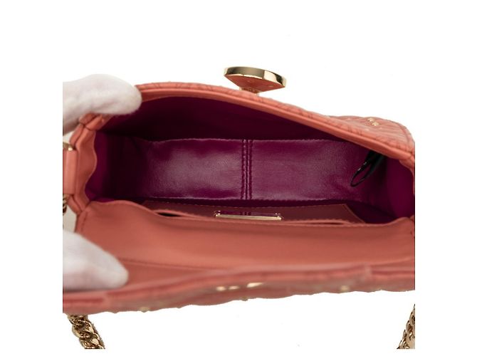 Bulgari Borsa a tracolla con catena Bvlgari Diva's Dream Rosa - vista 4