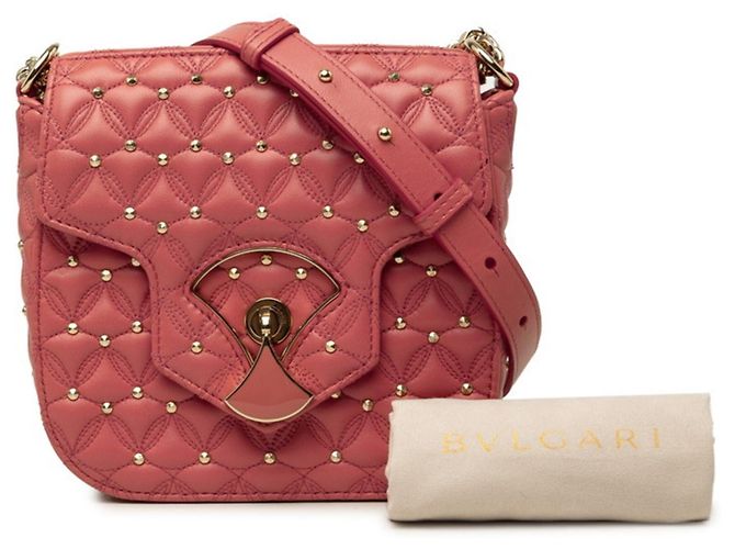 Bulgari Borsa a tracolla con catena Bvlgari Diva's Dream Rosa - vista 7