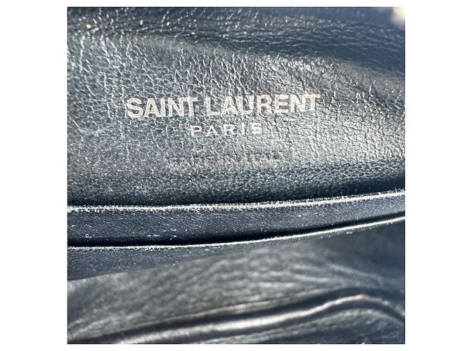 Autre Marque Saint Laurent Classic Monogram Blogger Leather Small Negro - vista 7