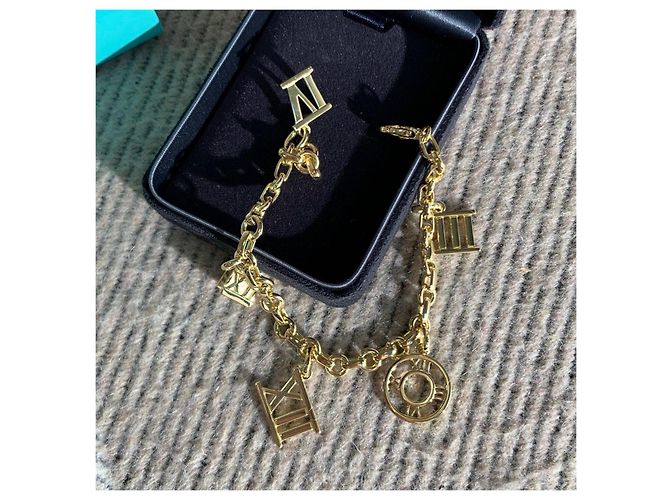 Pulsera Tiffany & Co. Números Romanos en Oro Amarillo Dorado - vista 2