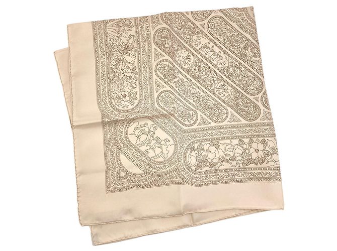 Hermès Foulard Hermes Carre 90 Calamin Crudo - vista 2