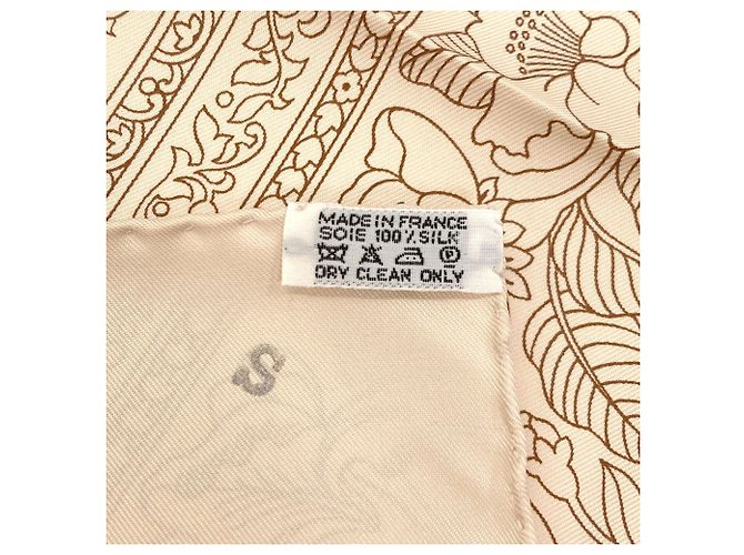 Hermès Foulard Hermes Carre 90 Calamin Crudo - vista 6