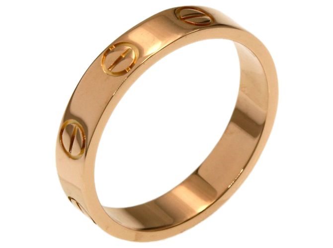 Anello Mini Love Cartier in oro rosa 18K - vista 2
