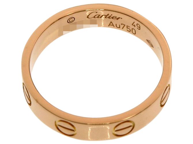 Anello Mini Love Cartier in oro rosa 18K - vista 4