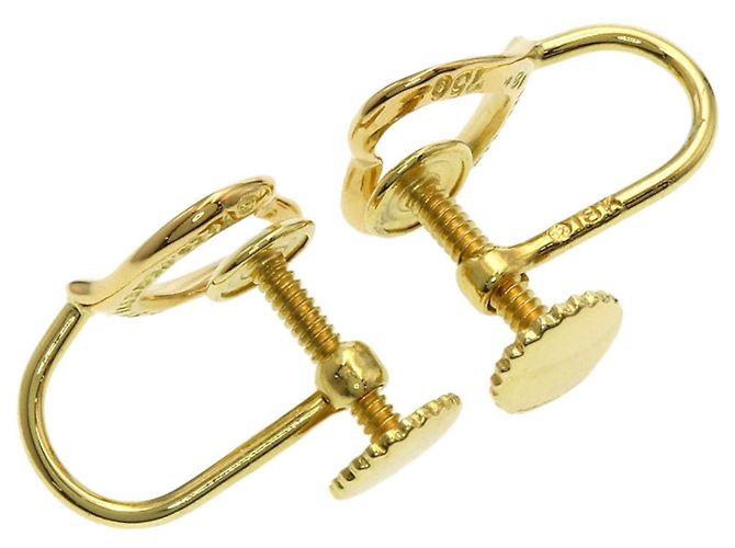 Autre Marque Orecchini a clip Open Heart in oro giallo 18K Tiffany & Co. - vista 2