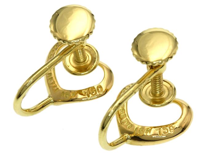 Autre Marque Orecchini a clip Open Heart in oro giallo 18K Tiffany & Co. - vista 3