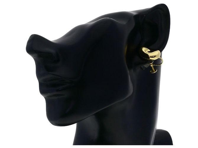 Autre Marque Pendientes de clip Tiffany Bean en oro amarillo de 18K - vista 4