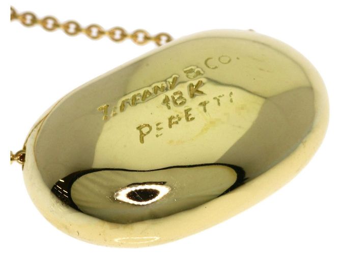 Autre Marque Collar Bean de Tiffany en oro amarillo de 18K - vista 4