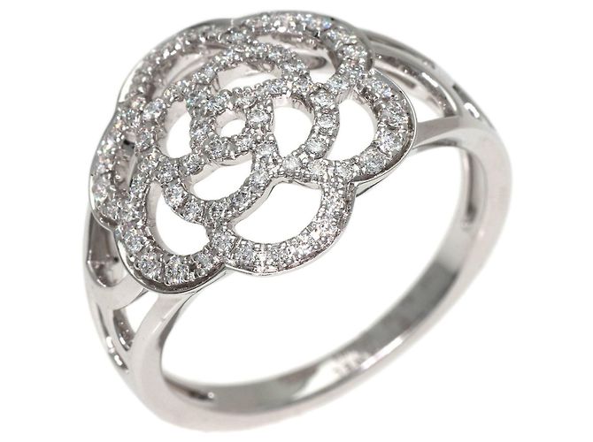 Chanel Camélia Diamantring aus 18K Weißgold - Ansicht 2