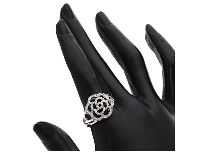 Chanel Camélia Diamantring aus 18K Weißgold - Ansicht 6