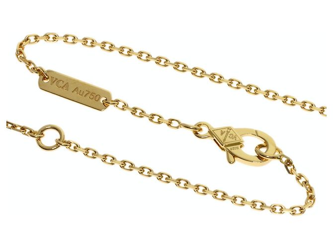 Collana Van Cleef & Arpels Vintage Alhambra Guilloché - vista 3