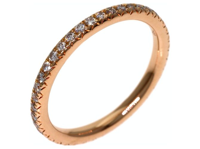 Autre Marque Tiffany & Co. Ehering aus 18K Roségold mit Diamanten - Ansicht 2