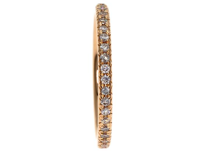 Autre Marque Tiffany & Co. Ehering aus 18K Roségold mit Diamanten - Ansicht 3