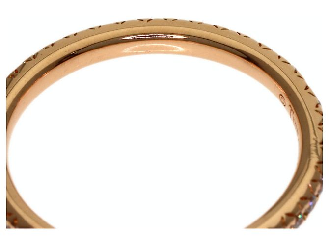 Autre Marque Tiffany & Co. Ehering aus 18K Roségold mit Diamanten - Ansicht 6